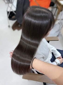 ハピネス 梅田茶屋町店(HAPPINESS) 韓国風/レイヤーカット/顔周り/顔まわり/髪質改善/ベージュ