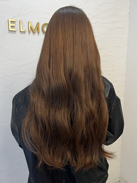 ライトブラウン/ブリーチなしダブルカラー☆