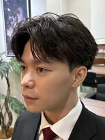 カウンター(COUNTER) メンズビジネスセンターパート/ニュアンスパーマ【初回11.000】