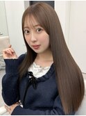 ブラウンカラー/縮毛矯正/髪質改善/前髪縮毛矯正/表参道