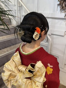 マル 日立(maru.) カチモリリボン　ヘアセット