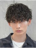 渋谷緩めシャドウルーズパーマ波巻きスパイラルフェザーパーマ