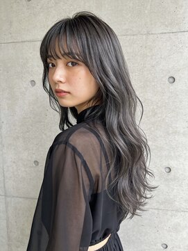 アルバ ヘアリゾート(ALBA) ミルクティーブロンド/ダークブルー/デジタルパーマ/三鷹
