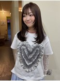 〈浅草 半個室〉顔まわりレイヤー×透明感カラー