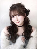 クム(kumu)&nbsp;前髪カット/ヘアセット/レイヤーカット/韓国ヘア/透明感カラー