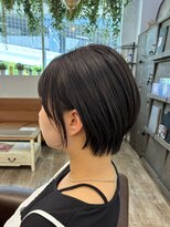エルズ 大宮店(ailes)&nbsp;大宮/ミルクティーブロンド/ダークブルー/デジタルパーマ
