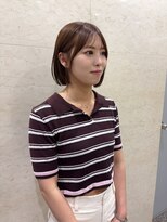 アクシス 栄ガスビル店(`AXIS) ピンクベージュ/アンブレラカラー/クールショート/前髪/矢場町栄