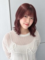 ルトワフクロマチ(Lutowa Fukuromachi)&nbsp;暖色カラー×くびれミディアム×薄め前髪/袋町/本通
