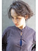 秋冬スモーキーショートボブ