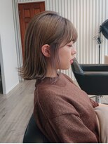 アーロン(aaron)&nbsp;お客様style☆外ハネボブ