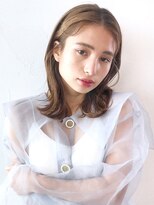 アイティー バイ アルバム 中野店(IT by ALBUM)&nbsp;センタータイトアレンジ_オリーブカラーハイライトカラー_27689