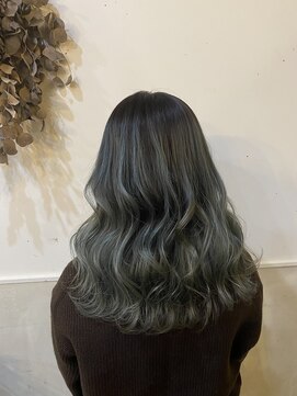 ボアップ 新居浜店(boappu) #グラデーション #カラー #グリーン #ケアブリーチ