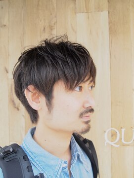クオリア(QUALIA) 20代 30代 40代メンズにオススメ 2ブロ マッシュショート /柏