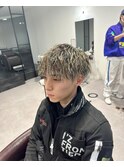 ツイストスパイラルパーマ×メッシュ