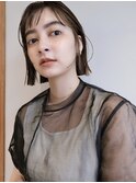 ミニボブ　ボブ　うぶバング　シースルーバング