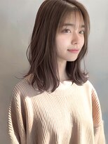 ピリオド(period.)&nbsp;くびれミディ/シルキーベージュ/小顔ヘア