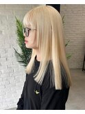 【ケアブリーチ】【ハイブリーチ】ミルクティーブロンド