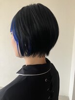 ヘアースペースブルーム プリュス 石橋店(HAIR SPACE BLOOM plus) 【石橋/インナーカラー】デザインカラー ショート ボブ