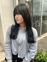 カフ(CAF)&nbsp;CAF松本【ロングレイヤーカット×透け感ブラックカラー】