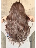 メーヴェ(Mowen) ピンクベージュxアディクシーxラフウェーブ