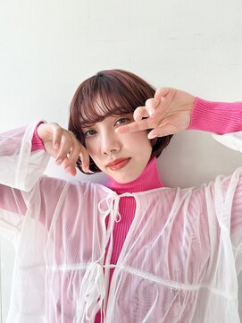 アッシュ 東戸塚店(Ash) パーマ風ミニボブ