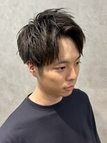 メンズココ 清澄白河店(MENS COCO)&nbsp;刈り上げビジネスアップバングスタイル