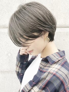 ロシェ 横浜店(loche) オリーブベージュ×レイヤーカットショート×横浜