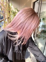 セーヌアワー(CEINE OUR)&nbsp;ピンクグレージュ/ピンク/ブリーチ/ダブルカラー/韓国
