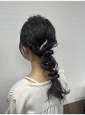 編みおろしアレンジ