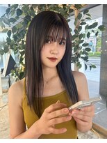 ヴィジュアリスト(VISUALIST)&nbsp;【古田限定】暗髪ストレート/顔周りカット