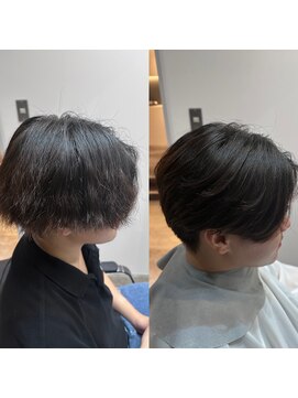 ラムロン(LAMRON) 髪質改善/縮毛矯正/ストレート/メンズ/センターパート/韓国