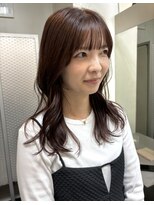 テテ(TETE)&nbsp;ピンクブラウン　ミディアムヘア