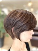 大人女性パーマショートstyleー★