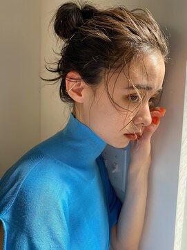 ユー(yew) ルーズおだんごヘア