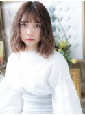 大人ハイライトカラーくせ毛風小顔プリカールh3川口20代30代40代