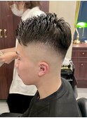 【20代 男性】ロンドン七三フェード(大宮/バーバー)