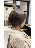 くびれショートボブ 丸みショートボブ ショートヘア