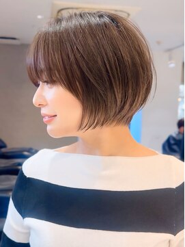 ロンドブルーム 天神大名店(Lond Bloom) 大人美人ショート/ショートカット/髪質改善/白髪ぼかし/30代40代