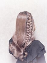 あみたらしヘア【編み込み推し活ヘア巻きおろし】