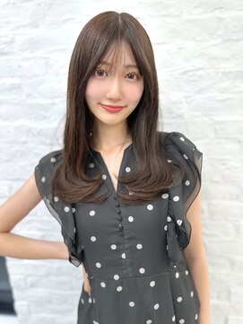 アマトウキョウ アユンチェ(AMA TOKYO×AYUNCHE) 前髪顔まわり韓国ヘアレイヤーカットサイドバンク2wayバンク韓国