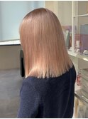 12388フェザーショートミルクティーベージュタンバルモリボブ