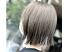 白髪ぼかしハイライト＆デザインカット