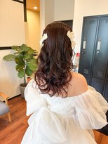 スリー バイ ザサロンフジサワ(THREE by the salon fujisawa)&nbsp;花嫁ハーフツイン