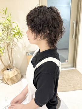 クーナバイトマト 横浜(Cuna by TOMTO) 【HOSSY】ショートウルフ_ウルフパーマ