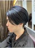 マッシュ×ブルーブラック