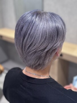 リメル 奥沢自由が丘店(Remel) シルバーグレーアッシュメンズハイトーン