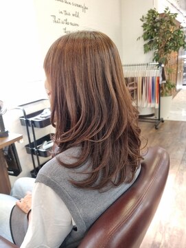 ネオヘアー 谷町九丁目店(Neo hair) レイヤー×ロング