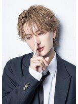 オーシャントーキョー 心斎橋(OCEAN TOKYO WEST) センターパート波巻きパーマシースルー