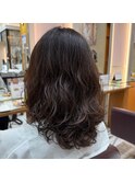 コテ巻き風デジタルパーマ