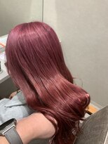 ナンバー 大分中央町店(N°)&nbsp;艶感たっぷり♪可愛く映えるカシスピンクロング